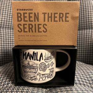 COPY - NEW Starbucks Limited BEEN THERE SERIES Black & White Mug MANILA